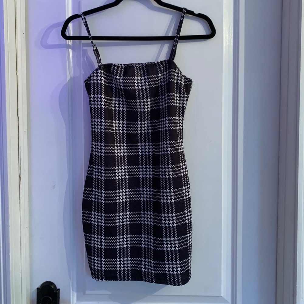 Black and white dress